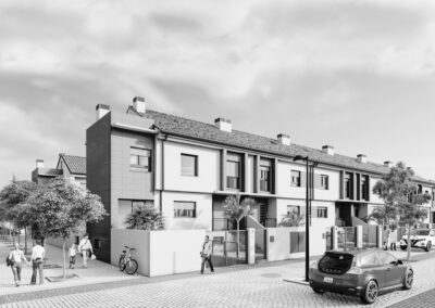 12 viviendas adosadas en Los Molinos